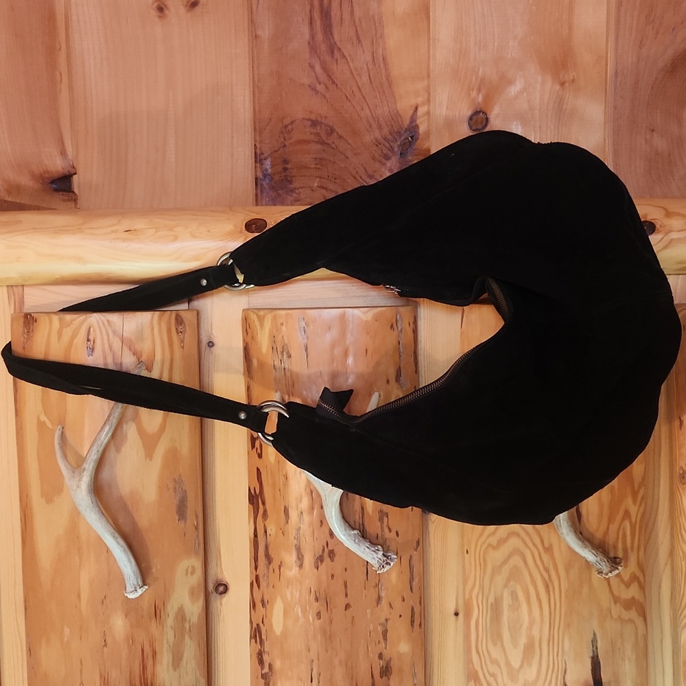 Free People Black Hobo Bag